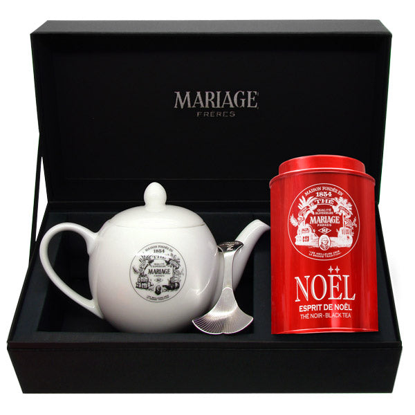 Coffret cadeau pyramide de thés noirs - Arbre de Noël - Mister Tea