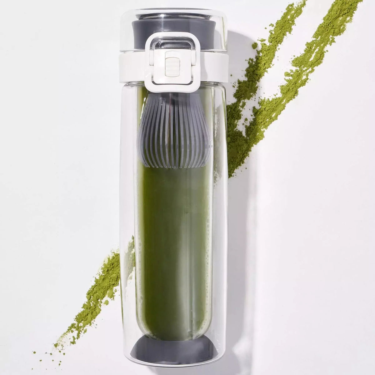 Matcha Shaker Bottle  Convenient On-The-Go Matcha and Cold Brew Bottle -  Senbird Tea