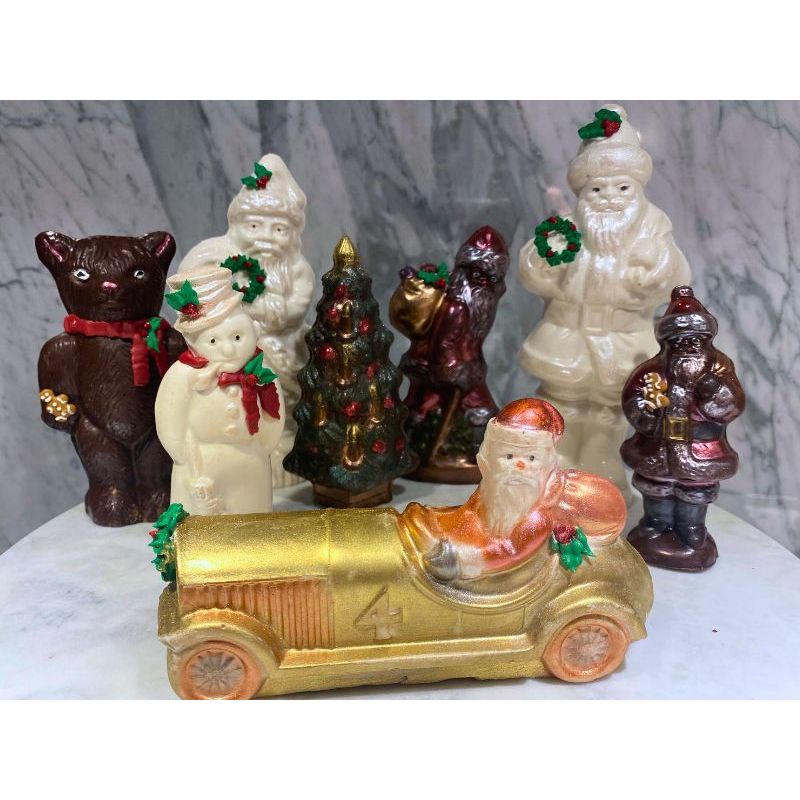 Christmas Chocolate Figures