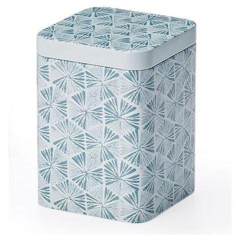 Boho Square Tea Tin, Blush or Aqua