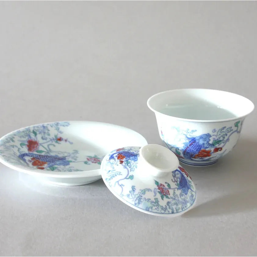 Gaiwan + 2 Cups, Carp Design