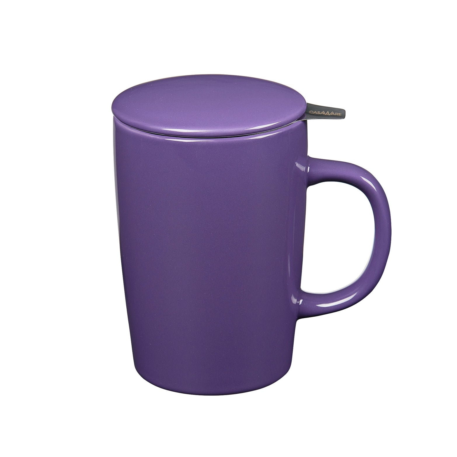 Mug + Infuser, Purple or Blue, 16 oz