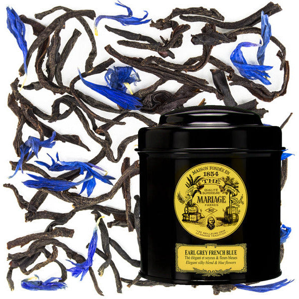 Vintage Tin Mariage Frères Tea Tin Earl Grey Imperial Tea 