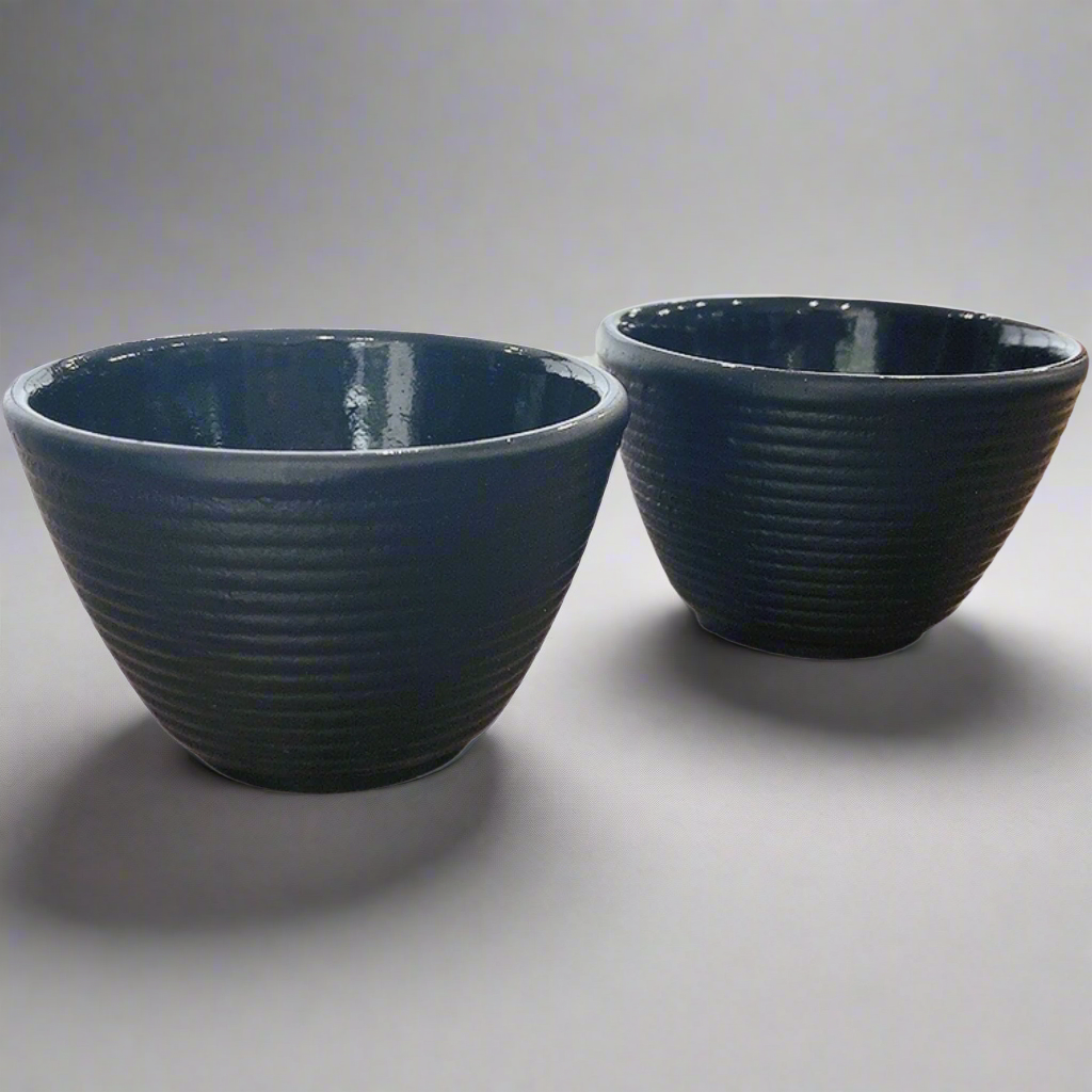 Tea Cups Iron 3 oz Set of 2