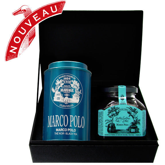 Marco Polo Tea Gift Set in a Basket from Mariage Frères – Market